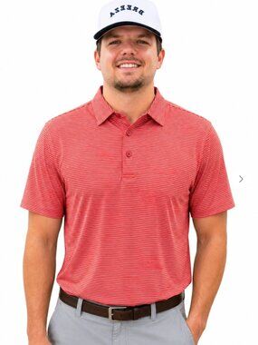 Red Stripe Polo
